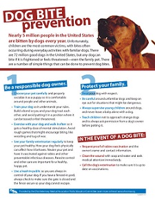 Preventing dog bites